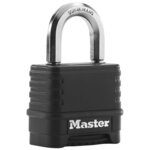 Master lock cadenas à combinaison excell zinc 57 mm noir m178eurd