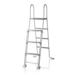 GRE - ES1213 - Échelle de sécurité grise - Jardin-Piscine - Piscine - Echelle de piscine-escalier de piscine