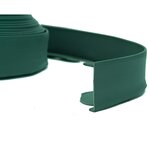 vidaXL Bordures de pelouse Vert 2000 x 4 x 5 cm Plastique