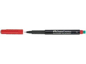 Marqueur permanent MULTIMARK 513 F rouge FABER-CASTELL