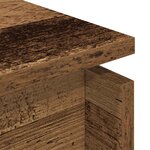 vidaXL Table basse vieux bois 68x50x38 cm bois d'ingénierie