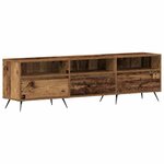 vidaXL Meuble TV Bois ancien 150 x 30 x 44 5 cm Bois d'ingénierie