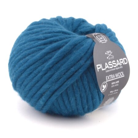 Grosse laine mèche Extra Wool 306 Bleu 100  Laine