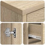 vidaXL Armoire de salle de bain Chêne Sonoma 35 x 36 5 x 85 cm