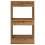 vidaXL Bibliothèque/Séparateur de pièce chêne artisanal 40x30x72 cm