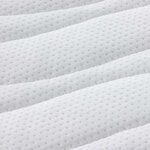 vidaXL Coussins de Matelas Blanc 90 x 200 cm Polyester sans colle