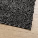 vidaXL Tapis shaggy PAMPLONA poils longs moderne anthracite 140x200 cm
