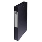 Boite De Classement Exabox Dos 40mm Carte Lustrée - A4 - Noir - X 8 - Exacompta