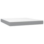 vidaXL Lit avec tiroirs et matelas blanc 200x200 cm bois massif de pin