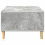 vidaXL Table basse Gris béton 102 x 55 x 35 cm Bois d'ingénierie