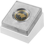 Pièce de monnaie en Argent 1000 Satoshi g 31.1 (1 oz) Millésime 2024 United Crypto States UKRAINE LAND OF FREEDOM