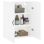 vidaXL Armoire murale blanc 69 5x34x90 cm
