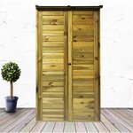 CHALET & JARDIN Armoire de jardin en bois Trocadero 1500 - Capacité 1500 L