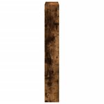 vidaXL Armoire murale chêne fumé 50x15x100 cm bois d'ingénierie