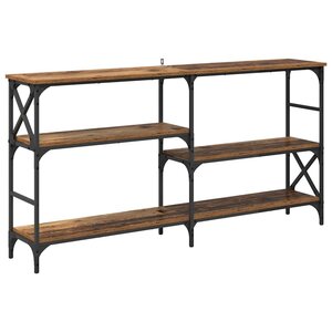 vidaXL Table console Bois ancien 150 x 29 x 76 5 cm Bois d'ingénierie