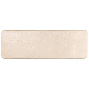 vidaXL Coureur de Tapis MARSA Crème 50 x 100 cm Polyester et PVC