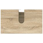 vidaXL Unité de vanité de salle de bain Chêne Sonoma 60 x 35 x 60 cm