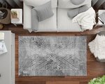 Tapis de salon FISUN 200 x 300 cm - Gris