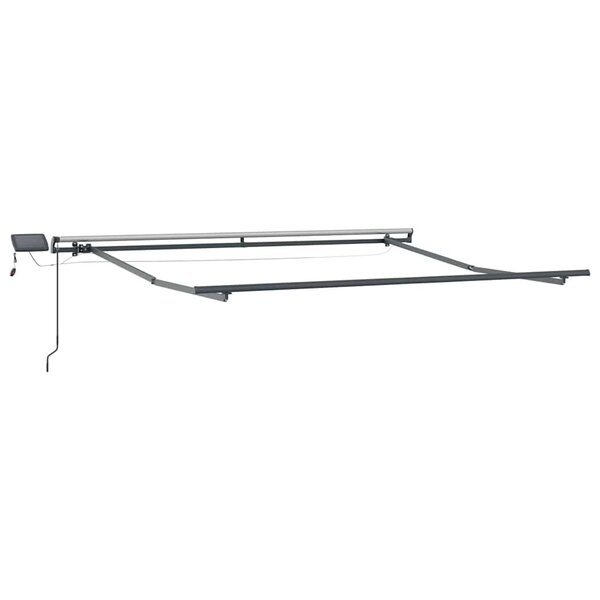 vidaXL Auvent avec Anthracite 3 x 2 5 m Métal