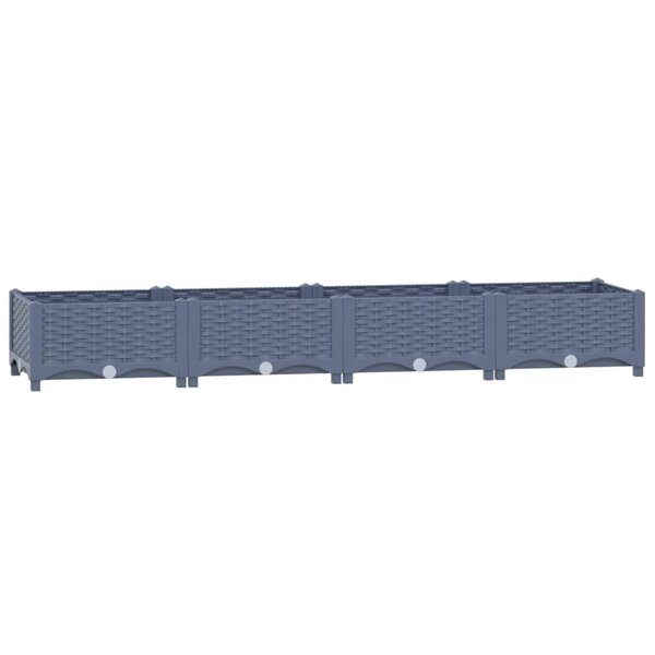 vidaXL Lit surélevé 160x40x23 cm Polypropylène