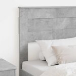 vidaXL Tête de lit Gris béton 80 cm Bois d'ingénierie