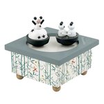 Boite a musique Dancing Fille et Panda