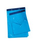 (1 lot  de 5000 sacs) sac plastique plat standard liassé à ouverture décalée 20 et 28 µ transparent