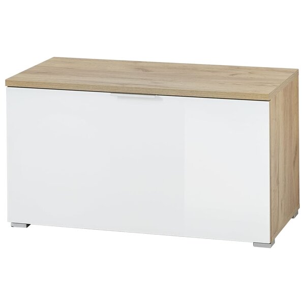 Germania Banc à chaussures GW-Telde 40x89x49 cm Chêne Navarre et blanc