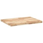 vidaXL Dessus de table rectangulaire 80x60x4 cm bois massif d'acacia