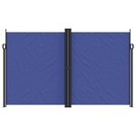 vidaXL Auvent latéral rétractable bleu 200x600 cm