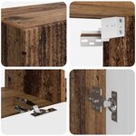 vidaXL Ensemble meuble TV 6 Pièces Bois ancien Bois d'ingénierie
