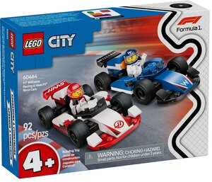 LEGO City - Set de Voitures de Course F1 Williams Racing et Haas F1 - 60464 pour Enfants de 4 Ans et Plus