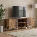 vidaXL Meuble TV 150 x 31 x 50 cm Bois ancien Bois d'ingénierie