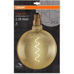 Osram edition 1906 globe 200mm led clair filament var or 5w=28 e27 chaud