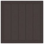 vidaXL Table de jardin pour repas Marron 100 x 100 x 73 cm polyrotin