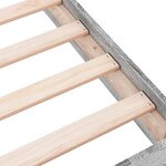 vidaXL Cadre de lit sonoma gris 140x200 cm bois d'ingénierie