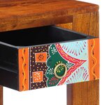 vidaXL Bureau avec tiroir Marron 100 x 50 x 75 cm Bois d'acacia massif