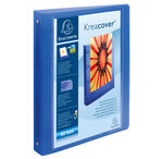 12 Classeurs 4 anneaux 30mm PP chromaline 10/10e Krea Cover - A4 maxi couleurs aléatoires EXACOMPTA