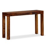 vidaXL Table console Bois massif 120x35x75 cm