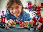LEGO NINJAGO Croc-de-tonnerre : Dragon du Chaos - Set de Construction 71832 pour Enfants à Partir de 8 Ans