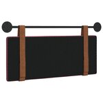 vidaXL Tête de lit suspendue Bordeaux PU antique
