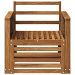vidaXL Sofa de milieu extérieur Naturel