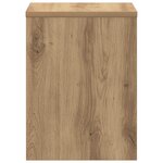 vidaXL Table de chevet chêne artisanal 40x30x40 cm bois d'ingénierie