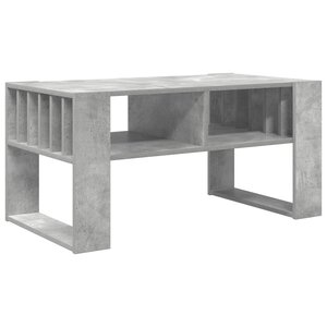 vidaXL Table basse Gris béton 92 x 49 5 x 45 cm Bois d'ingénierie