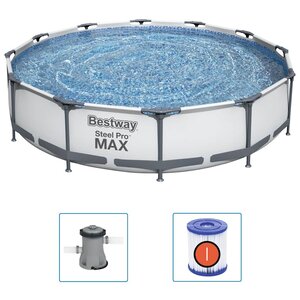 Bestway Ensemble de piscine Steel Pro MAX 366x76 cm