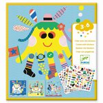 Djeco DJ08931 - Créer des animaux marins avec des stickers