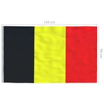 vidaXL Drapeau Belgique 90x150 cm