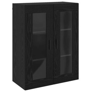 vidaXL Meuble mural Chêne noir 69 5 x 34 x 90 cm Bois d'ingénierie