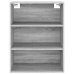 vidaXL Armoire murale suspendue Sonoma gris 69 5x32 5x90 cm