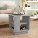vidaXL Table basse Sonoma gris 40x40x43 cm Bois d'ingénierie